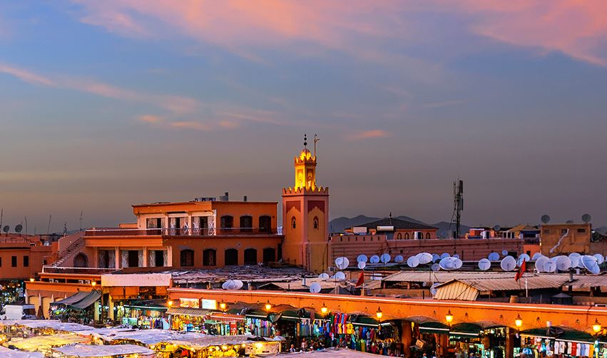 Вид на Марокко