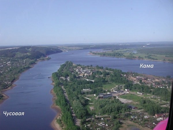 река Чусовая впадает в Каспий