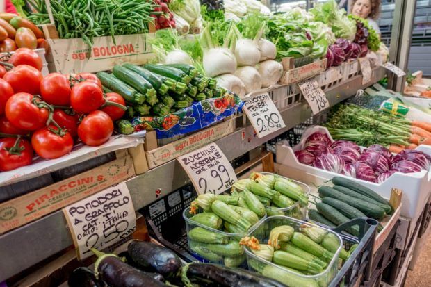 Продовольственные рынки в Болонье