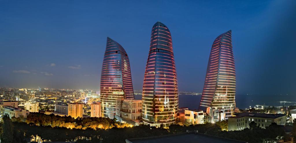 Городской пейзаж Азербайджана