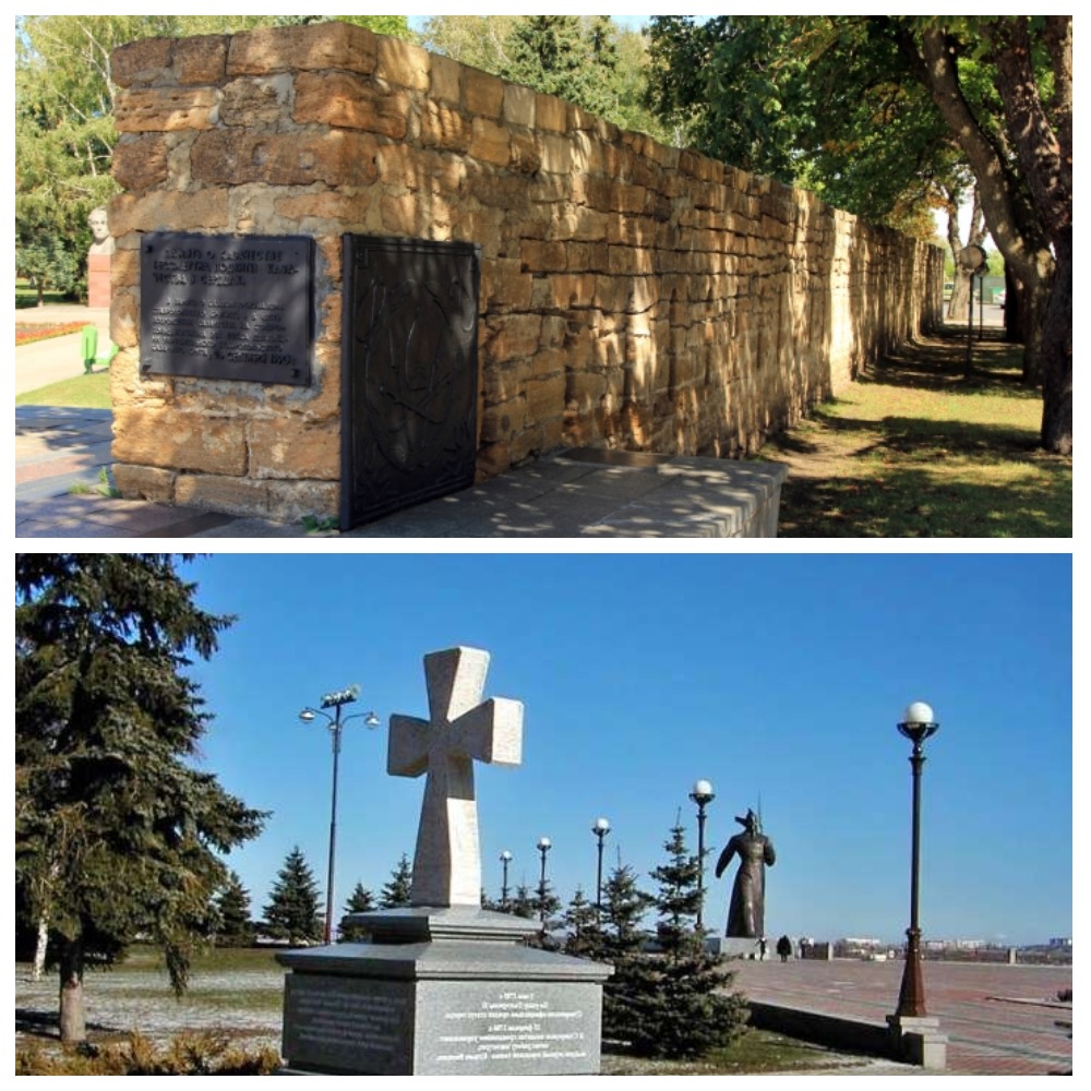 Крепостная стена, Суворовский крест и "Буденновец" в Ставрополе