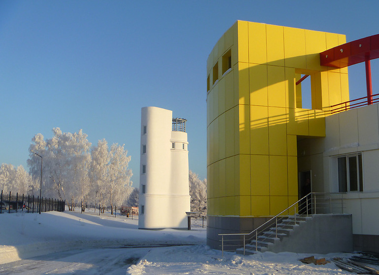 Башня Фуко в Новосибирском планетарии.