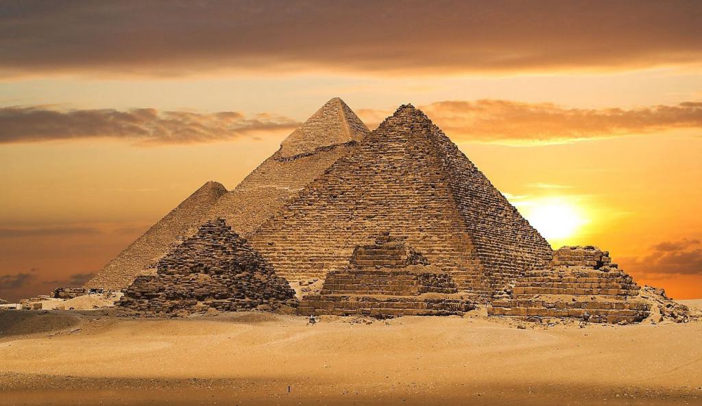 Египетские пирамиды, Гиза, Египет