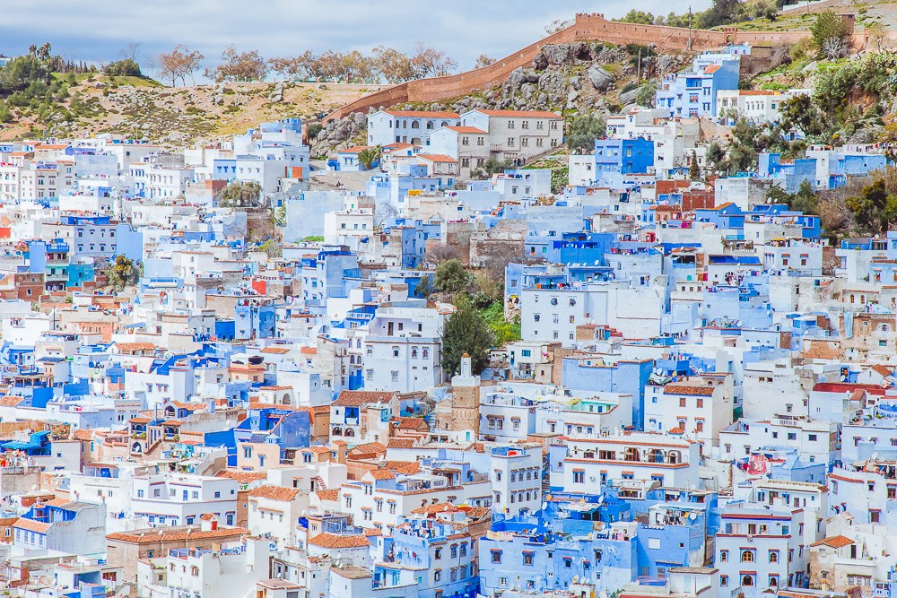 Голубой город Шефшаушен, Марокко