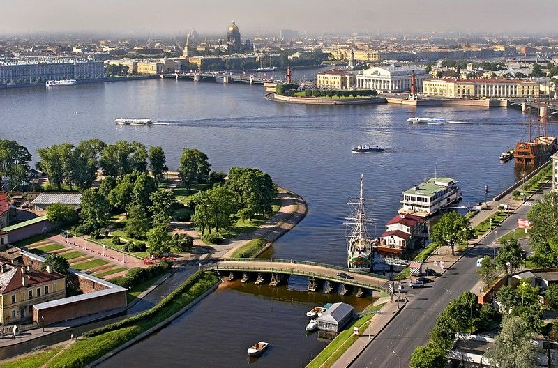 Прекрасная панорама Санкт-Петербурга