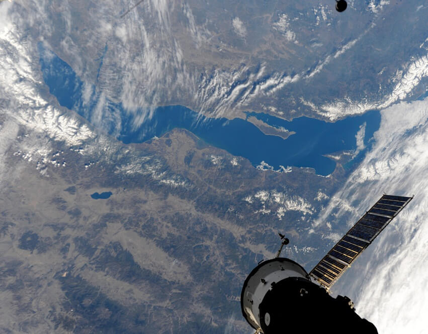 Байкал, вид из космоса