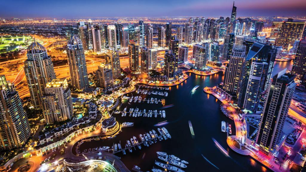 Вечерний Дубай