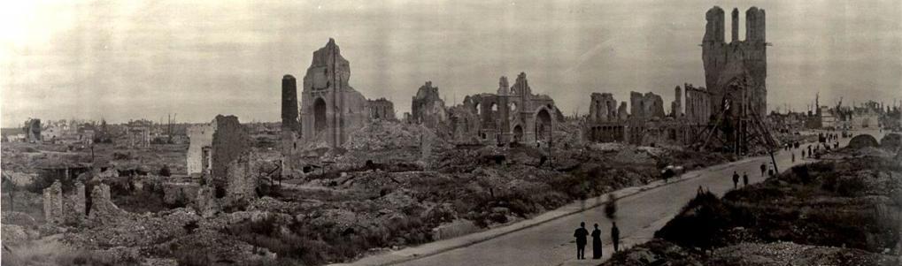 Руины Ипра, 1919 год, Бельгия
