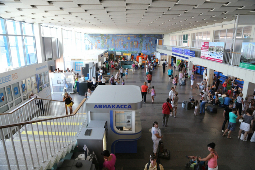 Аэропорт Анапы внутри