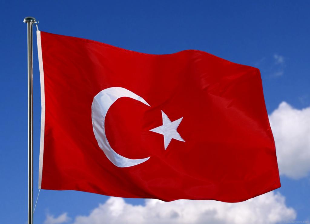 современный турецкий флаг
