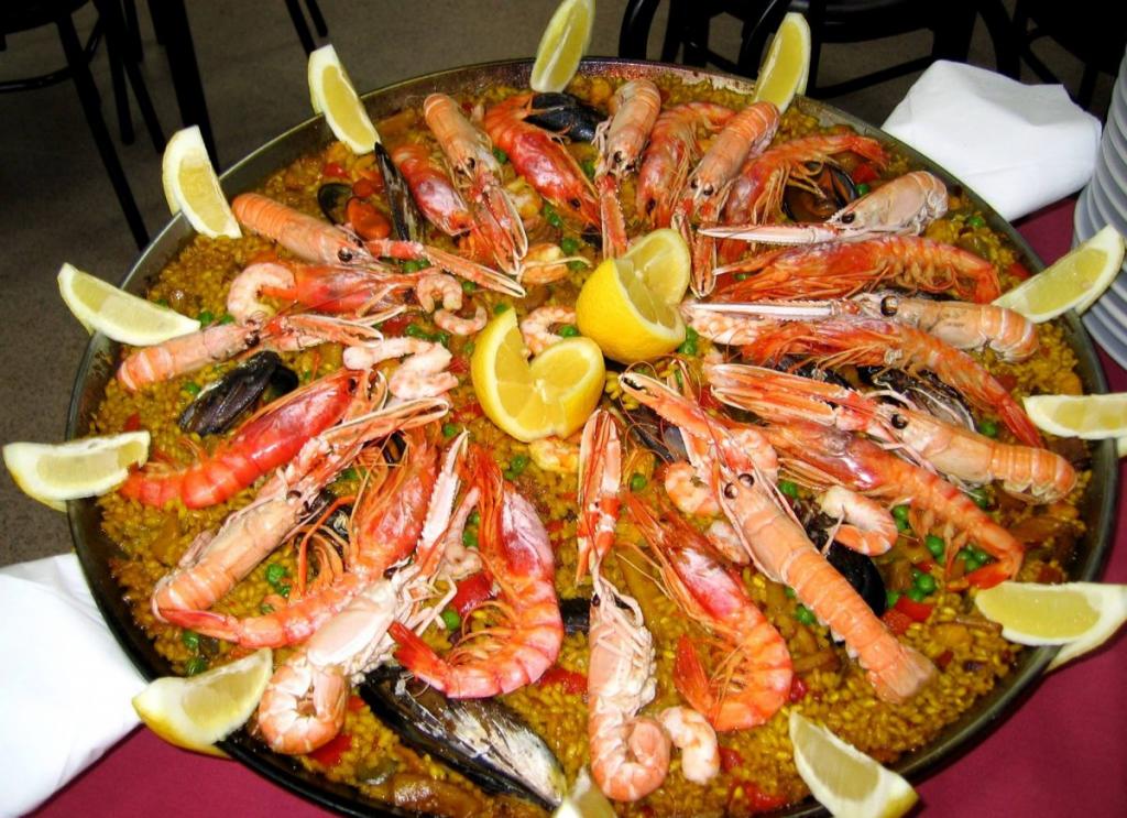Морепродукты в ресторане Бразилии