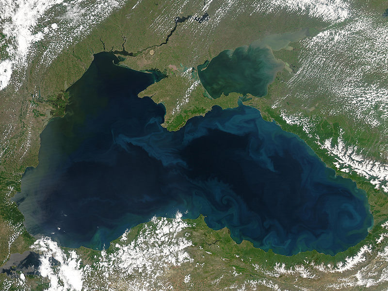 Очертания Черного моря
