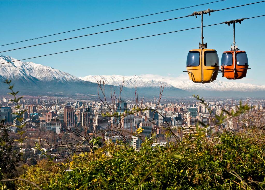 Сантьяго-де-Чили - вид на город