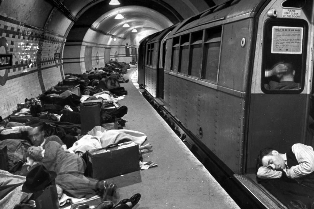 лондонское метро во время войны