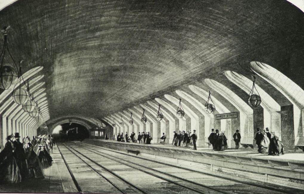 станция Бейкер Стрит, 1863 год