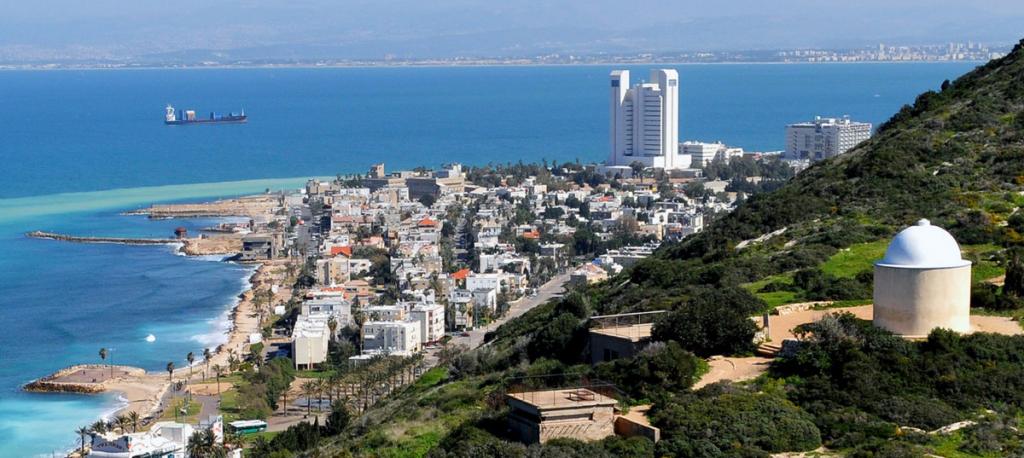 Панорама побережья Хайфы