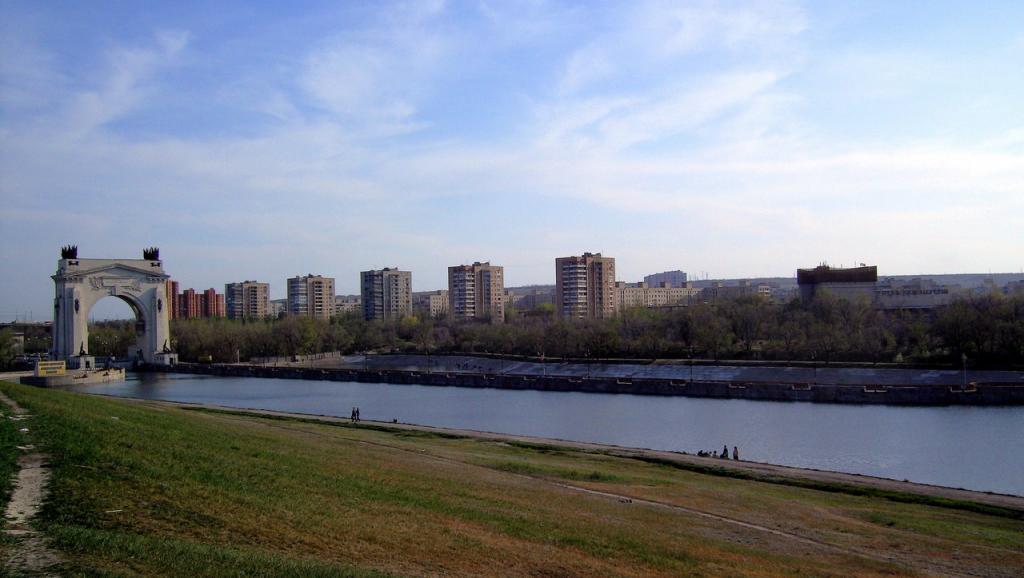 панорама Волгограда