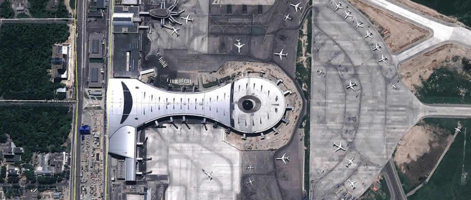 аэропорт Внуково вид с воздуха
